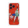 プレミアムスクエアケース with MagSafe［ ELLE - パリジェンヌ - レッド ］