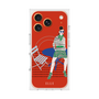 プレミアムスクエアケース with MagSafe［ ELLE - パリジェンヌ - レッド ］