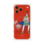 プレミアムスクエアケース with MagSafe［ ELLE - パリジェンヌ - レッド ］