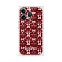 プレミアムスクエアケース with MagSafe［ ANNA SUI - バタフライハーツ - レッド ］
