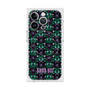 プレミアムスクエアケース with MagSafe［ ANNA SUI - バタフライハーツ - グリーン ］