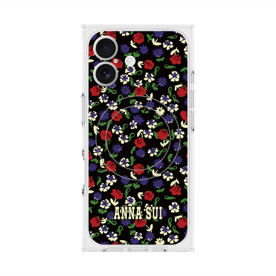 プレミアムスクエアケース with MagSafe［ ANNA SUI - カーネーション ］