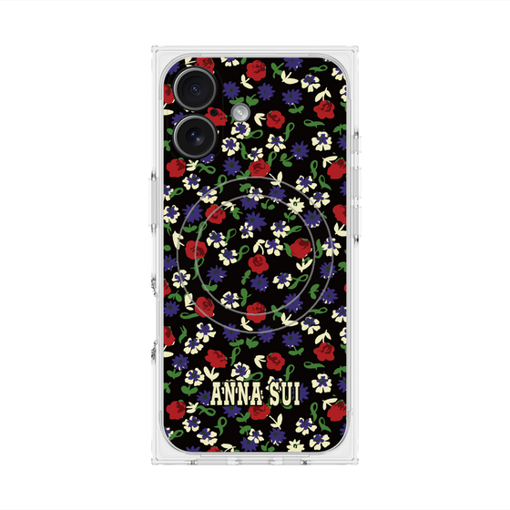 プレミアムスクエアケース with MagSafe［ ANNA SUI - カーネーション ］