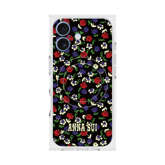 プレミアムスクエアケース with MagSafe［ ANNA SUI - カーネーション ］