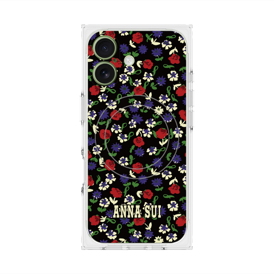 プレミアムスクエアケース with MagSafe［ ANNA SUI - カーネーション ］