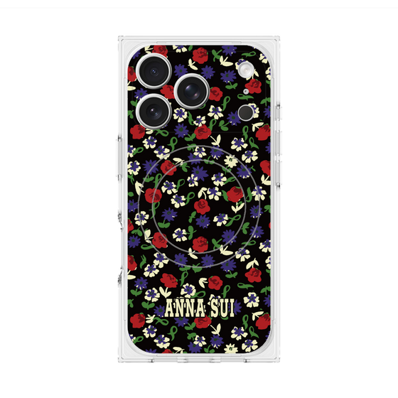プレミアムスクエアケース with MagSafe［ ANNA SUI - カーネーション ］