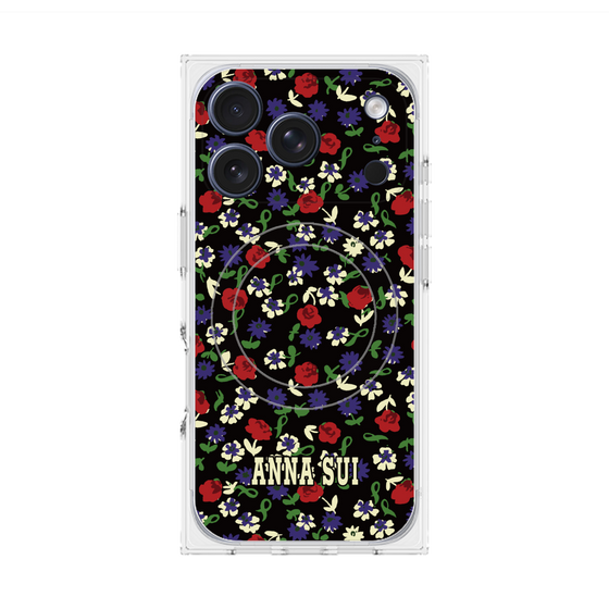プレミアムスクエアケース with MagSafe［ ANNA SUI - カーネーション ］