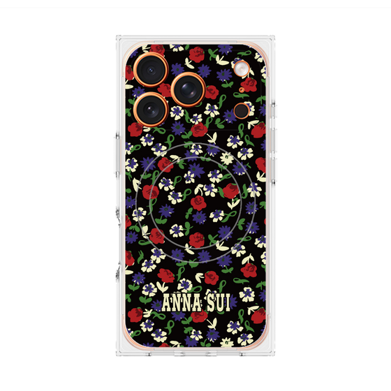 プレミアムスクエアケース with MagSafe［ ANNA SUI - カーネーション ］