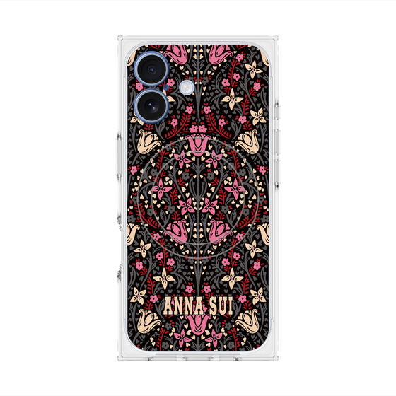 プレミアムスクエアケース with MagSafe［ ANNA SUI - チューリップヌーヴォー ］