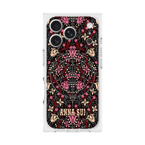 プレミアムスクエアケース with MagSafe［ ANNA SUI - チューリップヌーヴォー ］