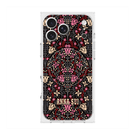 プレミアムスクエアケース with MagSafe［ ANNA SUI - チューリップヌーヴォー ］