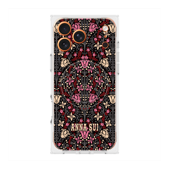 プレミアムスクエアケース with MagSafe［ ANNA SUI - チューリップヌーヴォー ］