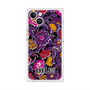 プレミアムスクエアケース with MagSafe［ ANNA SUI - ガーデンフワラー - マゼンタ ］