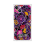 プレミアムスクエアケース with MagSafe［ ANNA SUI - ガーデンフワラー - マゼンタ ］