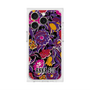 プレミアムスクエアケース with MagSafe［ ANNA SUI - ガーデンフワラー - マゼンタ ］