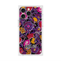 プレミアムスクエアケース with MagSafe［ ANNA SUI - ガーデンフワラー - マゼンタ ］