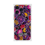 プレミアムスクエアケース with MagSafe［ ANNA SUI - ガーデンフワラー - マゼンタ ］