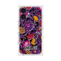 プレミアムスクエアケース with MagSafe［ ANNA SUI - ガーデンフワラー - マゼンタ ］