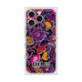 プレミアムスクエアケース with MagSafe［ ANNA SUI - ガーデンフワラー - マゼンタ ］