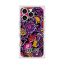 プレミアムスクエアケース with MagSafe［ ANNA SUI - ガーデンフワラー - マゼンタ ］