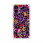 プレミアムスクエアケース with MagSafe［ ANNA SUI - ガーデンフワラー - マゼンタ ］