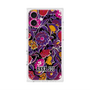 プレミアムスクエアケース with MagSafe［ ANNA SUI - ガーデンフワラー - マゼンタ ］