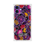プレミアムスクエアケース with MagSafe［ ANNA SUI - ガーデンフワラー - マゼンタ ］