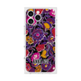 プレミアムスクエアケース with MagSafe［ ANNA SUI - ガーデンフワラー - マゼンタ ］