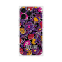 プレミアムスクエアケース with MagSafe［ ANNA SUI - ガーデンフワラー - マゼンタ ］