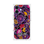 プレミアムスクエアケース with MagSafe［ ANNA SUI - ガーデンフワラー - マゼンタ ］