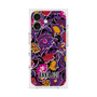 プレミアムスクエアケース with MagSafe［ ANNA SUI - ガーデンフワラー - マゼンタ ］
