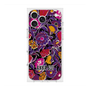 プレミアムスクエアケース with MagSafe［ ANNA SUI - ガーデンフワラー - マゼンタ ］