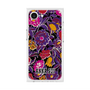 プレミアムスクエアケース with MagSafe［ ANNA SUI - ガーデンフワラー - マゼンタ ］