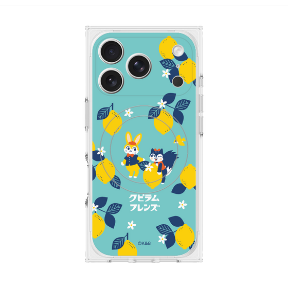 プレミアムスクエアケース with MagSafe［ クピラムフレンズ - レモン ］