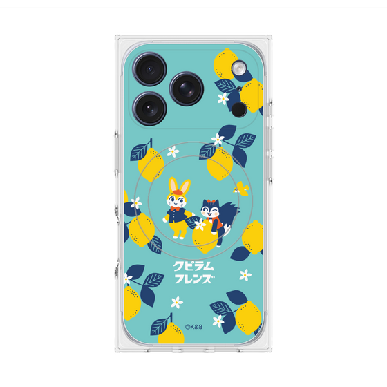 プレミアムスクエアケース with MagSafe［ クピラムフレンズ - レモン ］