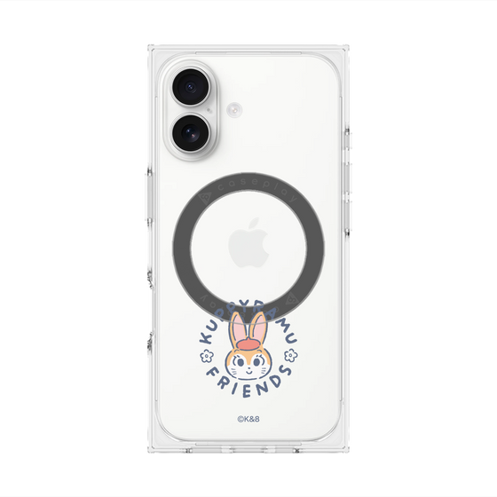 プレミアムスクエアケース with MagSafe［ クピラムフレンズ - ロゴ - クッピー ］