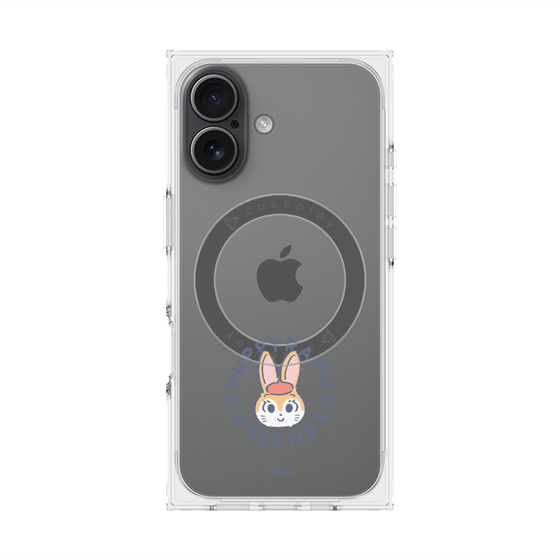 プレミアムスクエアケース with MagSafe［ クピラムフレンズ - ロゴ - クッピー ］