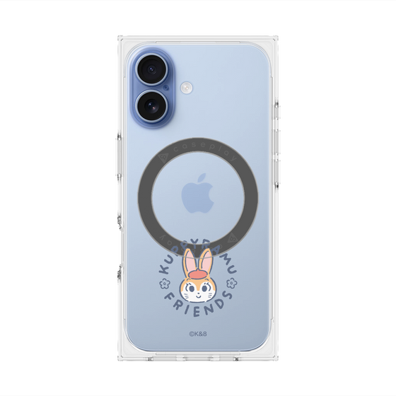 プレミアムスクエアケース with MagSafe［ クピラムフレンズ - ロゴ - クッピー ］