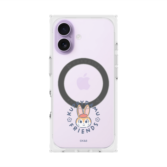 プレミアムスクエアケース with MagSafe［ クピラムフレンズ - ロゴ - クッピー ］