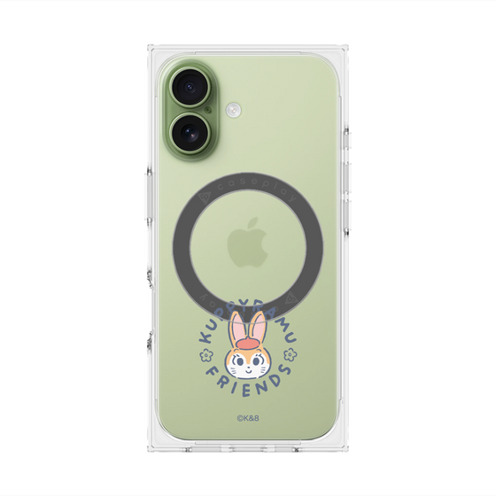 プレミアムスクエアケース with MagSafe［ クピラムフレンズ - ロゴ - クッピー ］