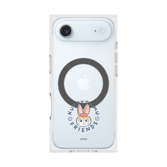 プレミアムスクエアケース with MagSafe［ クピラムフレンズ - ロゴ - クッピー ］