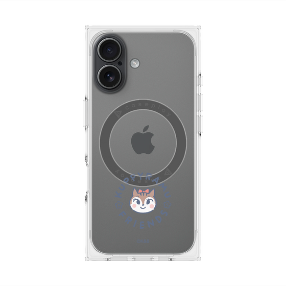 プレミアムスクエアケース with MagSafe［ クピラムフレンズ - ロゴ - ラム ］