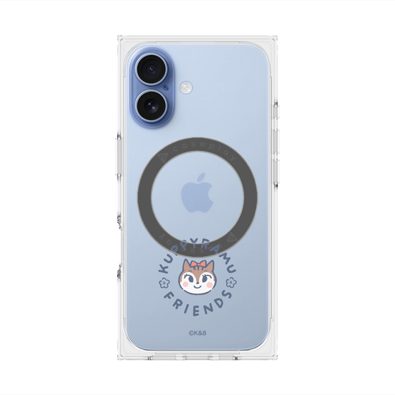 プレミアムスクエアケース with MagSafe［ クピラムフレンズ - ロゴ - ラム ］