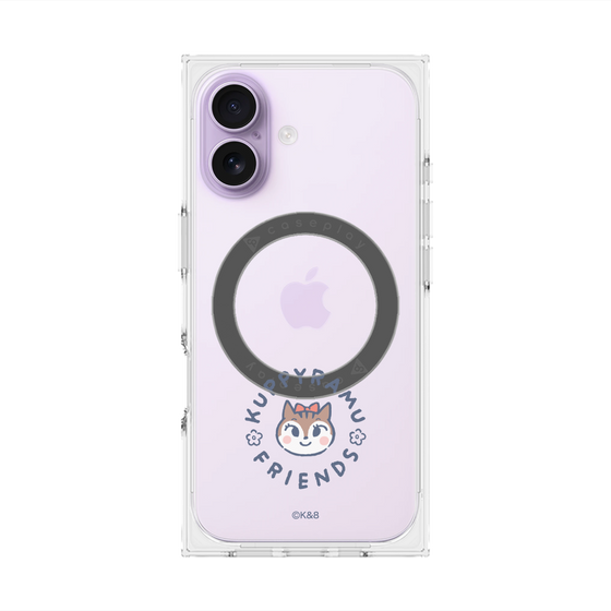 プレミアムスクエアケース with MagSafe［ クピラムフレンズ - ロゴ - ラム ］