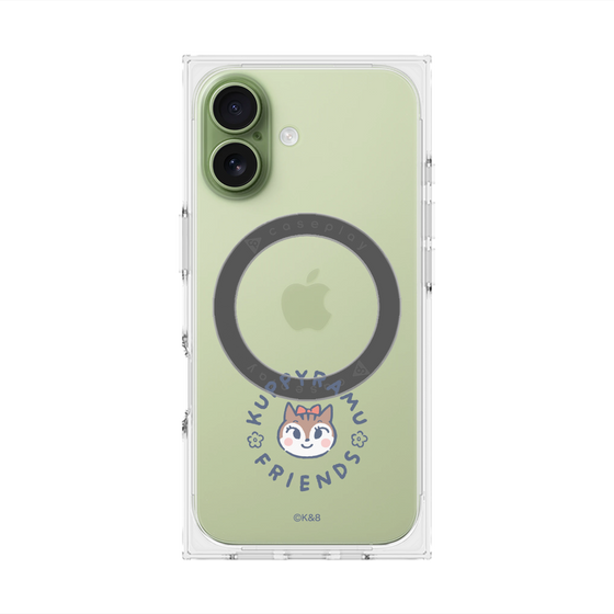 プレミアムスクエアケース with MagSafe［ クピラムフレンズ - ロゴ - ラム ］