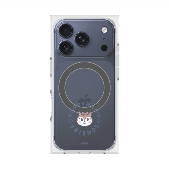 プレミアムスクエアケース with MagSafe［ クピラムフレンズ - ロゴ - ラム ］