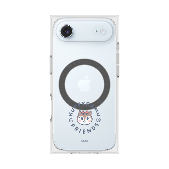 プレミアムスクエアケース with MagSafe［ クピラムフレンズ - ロゴ - ラム ］