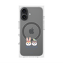 プレミアムスクエアケース with MagSafe［ クピラムフレンズ - ロゴ - 仲良し ］