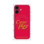プレミアムスクエアケース with MagSafe［ オリジナル - ENJOY YOUR OWN DAY - レッド ］