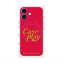 プレミアムスクエアケース with MagSafe［ オリジナル - ENJOY YOUR OWN DAY - レッド ］